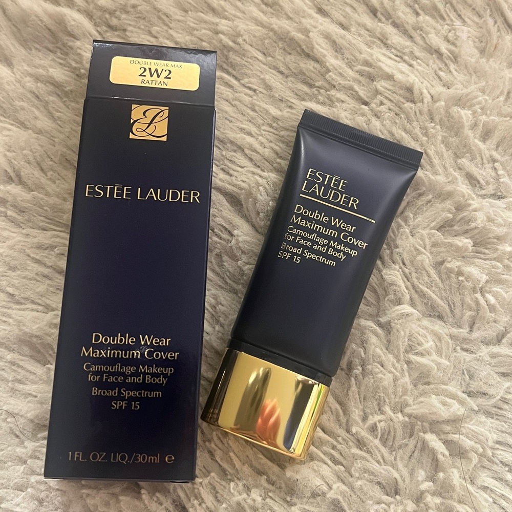 Estee Lauder Double Wear Maximum Cover Camouflage Makeup 2W2 RATTAN 1floz